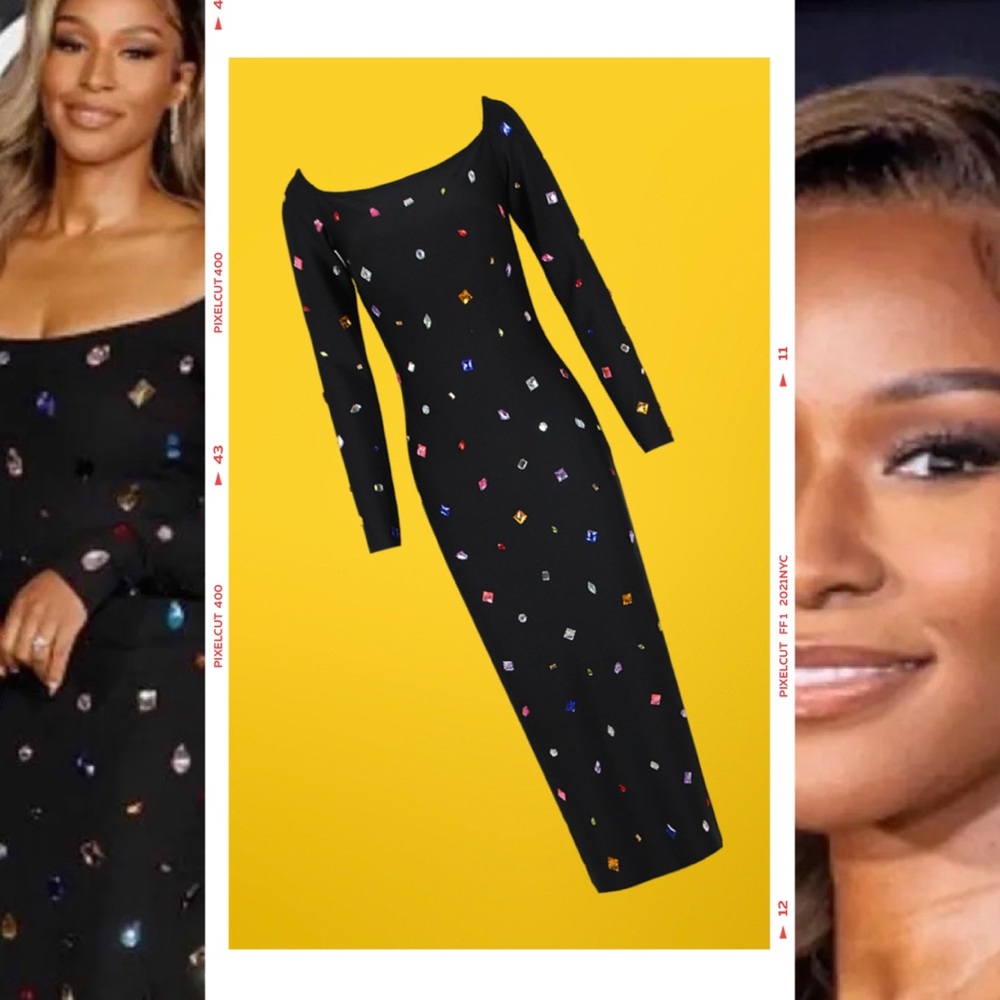 Bandage Dress with Embellishment - Picture 14 of 14